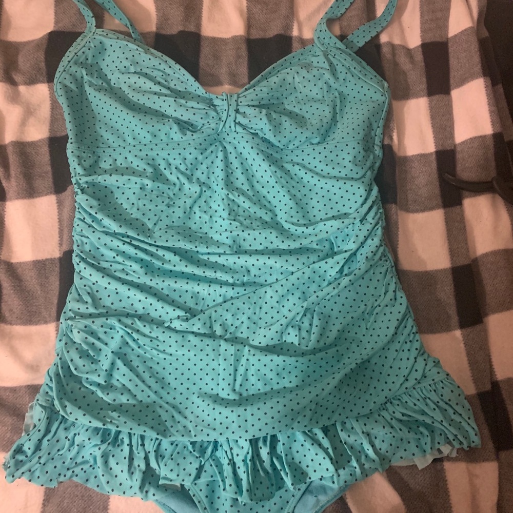 Dotted swim suit